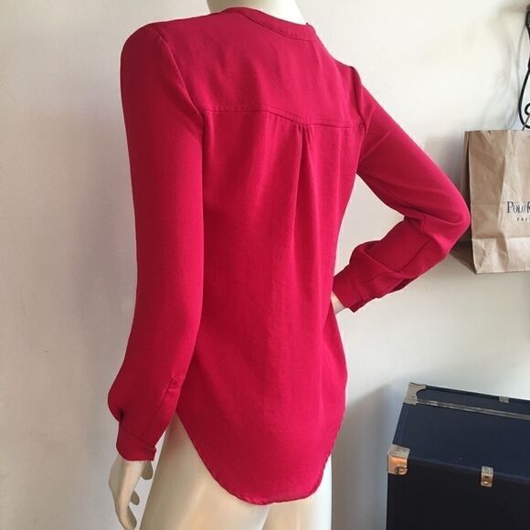 Gabrielle Union Dark fushia Pink Chiffon knot tie - Picture 3 of 5